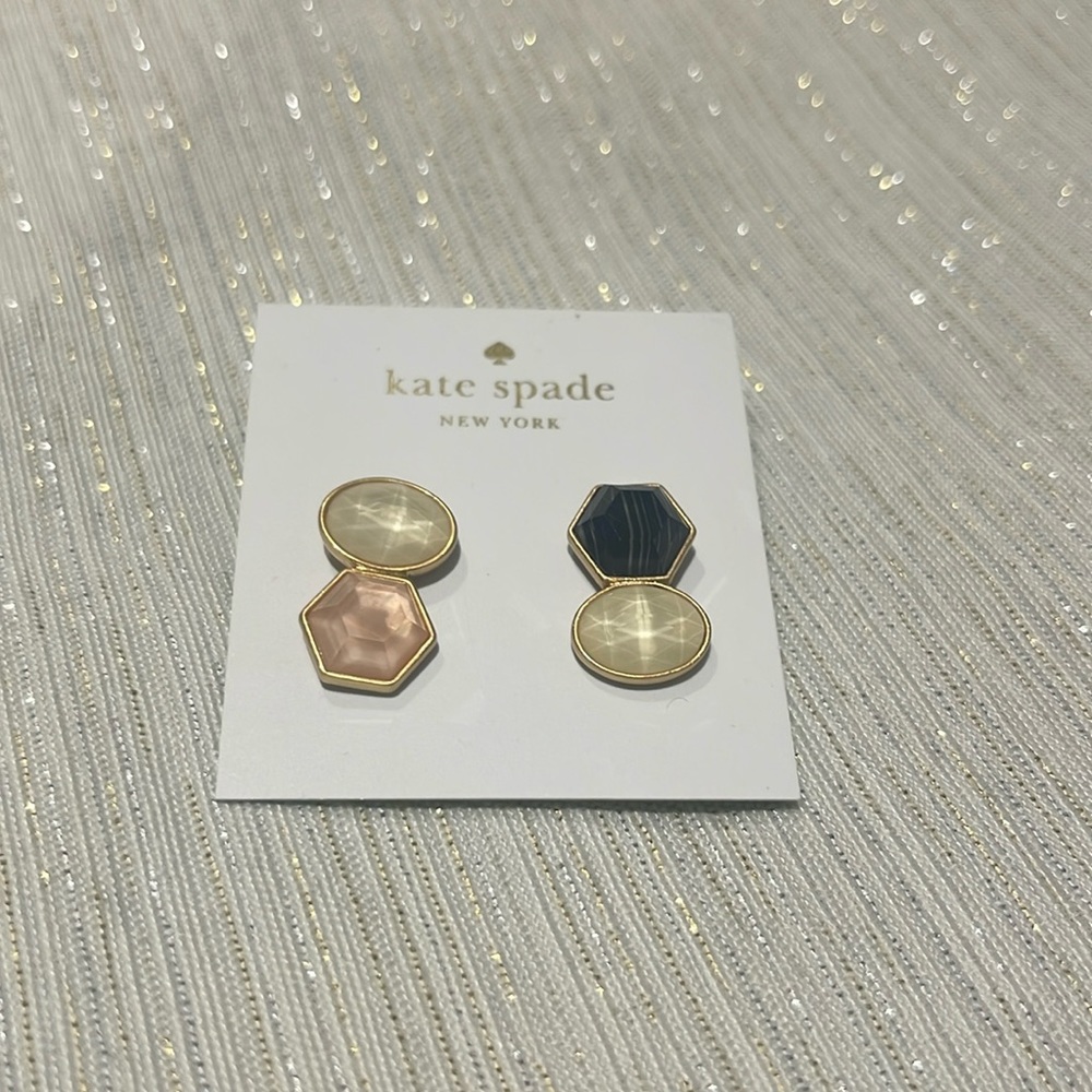 Kate Spade asymmetrical earrings